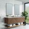 James Martin Vanities Marcello 72in Double Vanity, Chestnut w/ 3 CM Eternal Jasmine Pearl Top D200-V72-CSN-3EJP - alternate 4